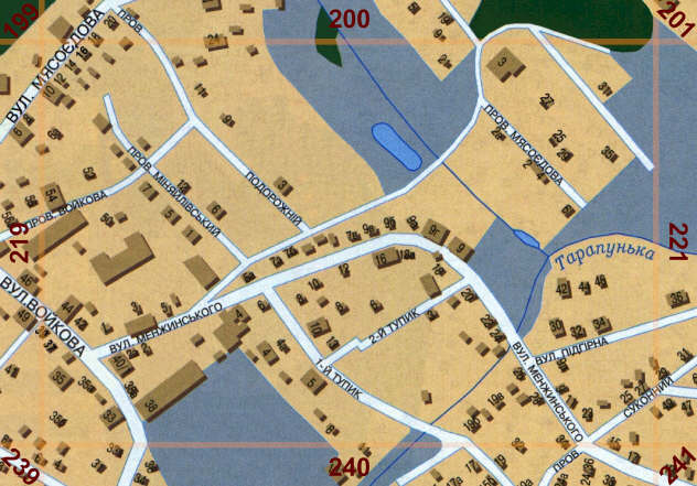 Карта Полтави. Сторінка 220