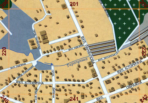 Карта Полтави. Сторінка 221