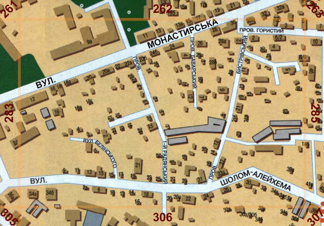 Карта Полтави. Сторінка 284