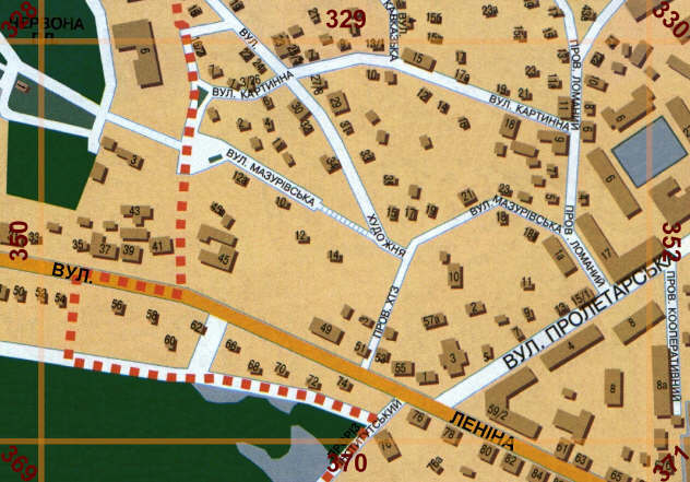 Карта Полтави. Сторінка 351