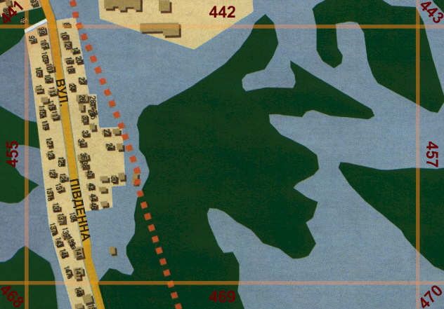 Карта Полтави. Сторінка 456