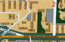 Карта Полтави. Сторінка 214 - масштаб