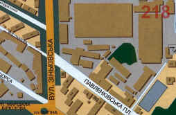 Карта Полтави. Сторінка 218 - масштаб