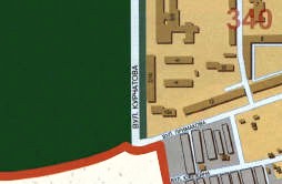 Карта Полтави. Сторінка 340 - масштаб