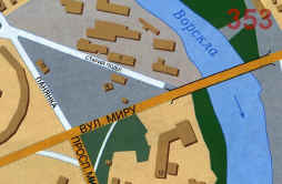 Карта Полтави. Сторінка 353 - масштаб