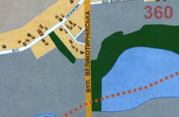 Карта Полтави. Сторінка 360 - масштаб