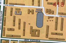 Карта Полтави. Сторінка 418 - масштаб