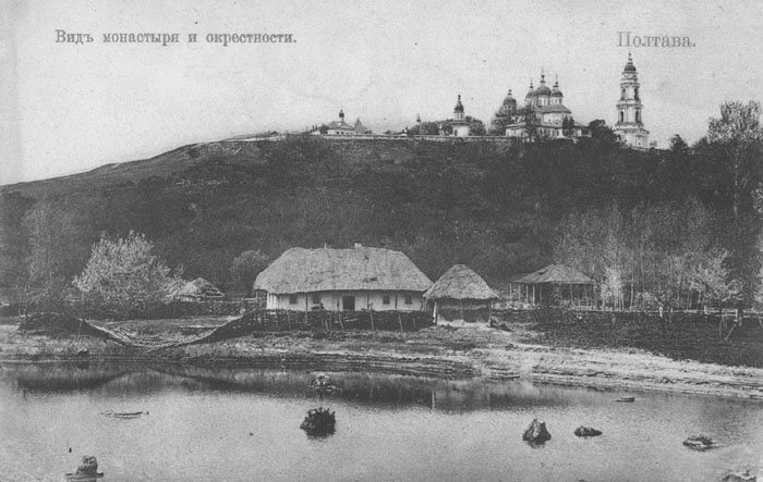 Вид на Хрестовоздвиженський монастир